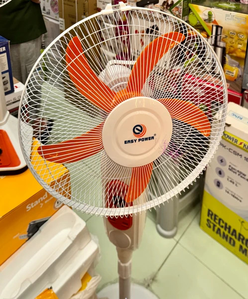 پنکه دو حالته برقی،شارژی Easy Power ایستاده 16 اینج کنترل دار