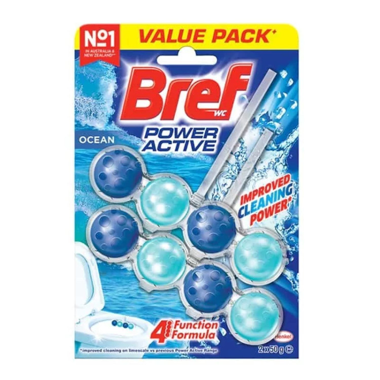 خوشبو کننده برف توپی مناسب توالت فرنگی با رایحه اقیانوس 8 تایی Bref
