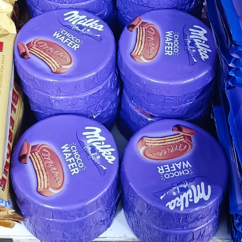 بیسکویت سکه ای با روکش شکلاتی میلکا 30 گرم Milka Choco Wafer