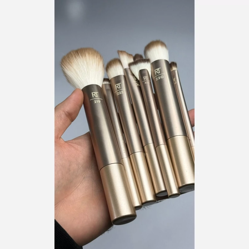 ست براش 9 تکه ریل تکنیک مدل Au Naturale