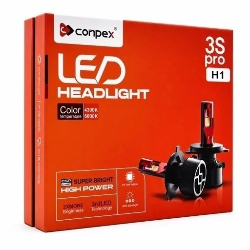 هدلایت کانپکس مدل 3S PRO پایه H11 با گارانتی