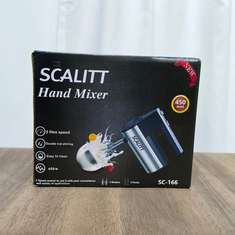 همزن برقی اسکارلت مدل SC-166 با 1 سال گارانتی 450 وات