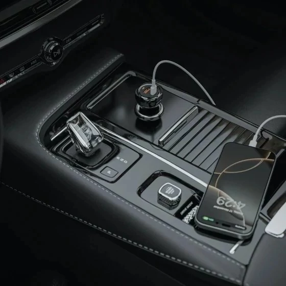 شارژر فندکی دو پورت Dual Port Car Charger 50W (PD 30W + QC 20W) گرین لاین