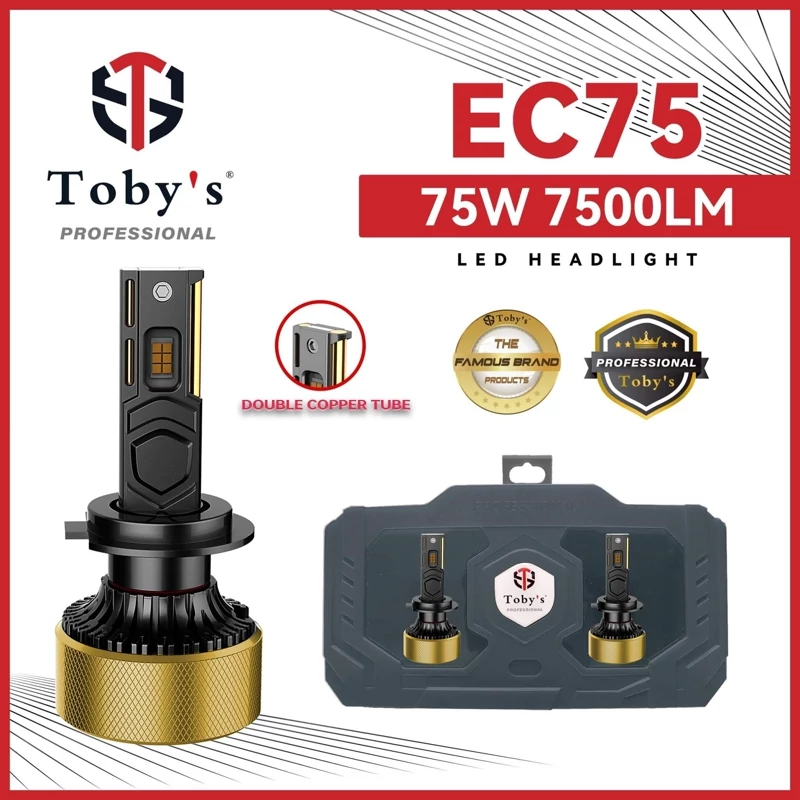 هدلایت تک عددی توبیز EC75 پایه H7 با گارانتی