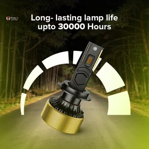 هدلایت آفتابی موتور سیکلت برند توبیز مدل T43 PRO پایه H4 با گارانتی
