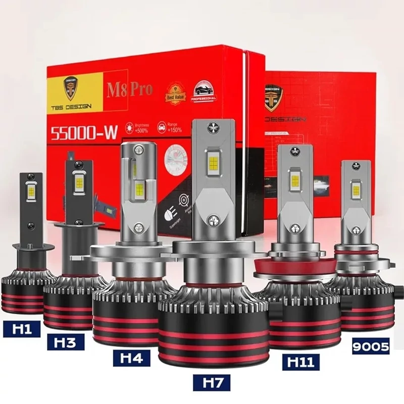 هدلایت توبیز پایه H4 مدل M8 PROMAX با گارانتی
