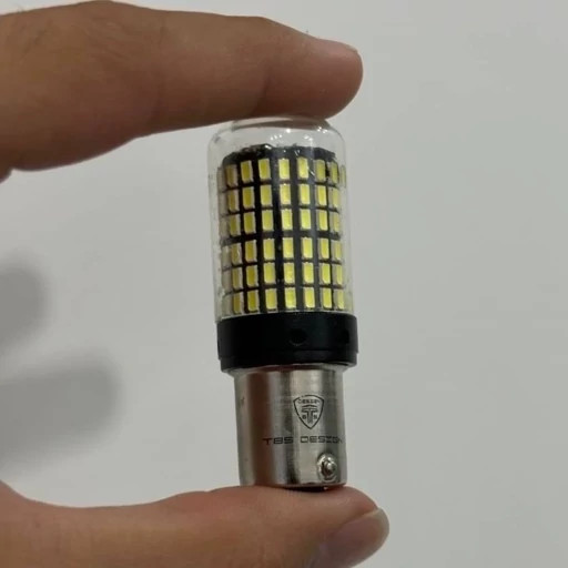 لامپ فندقی دو کنتاکت 144 SMD توبیز زرد خار روبرو