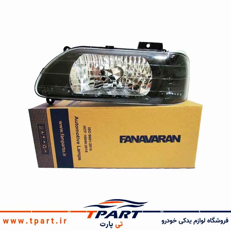 جفت چراغ جلو پراید 131 اسپرت دودی فناوران