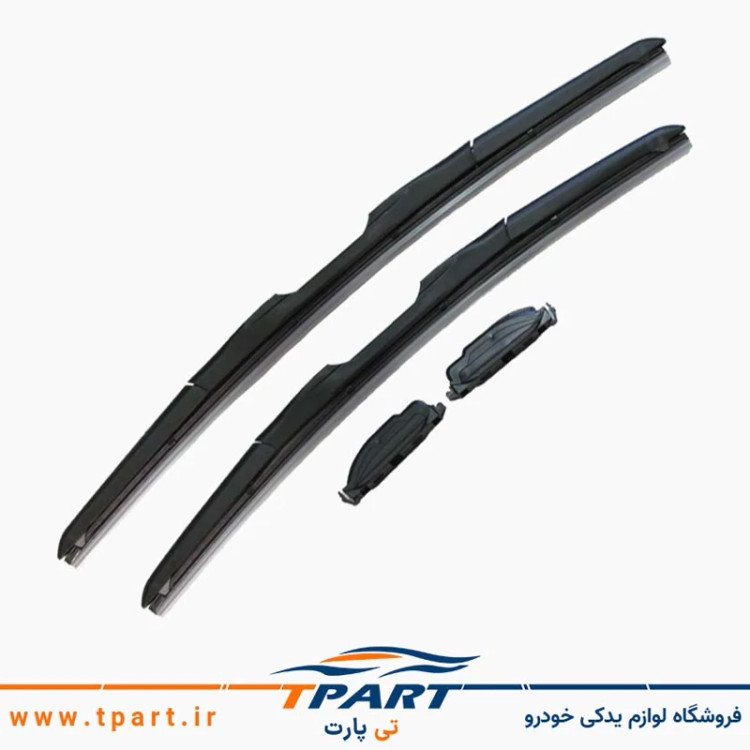 تیغه برف پاک کن هیبریدی تیبا بسته 2 عددی