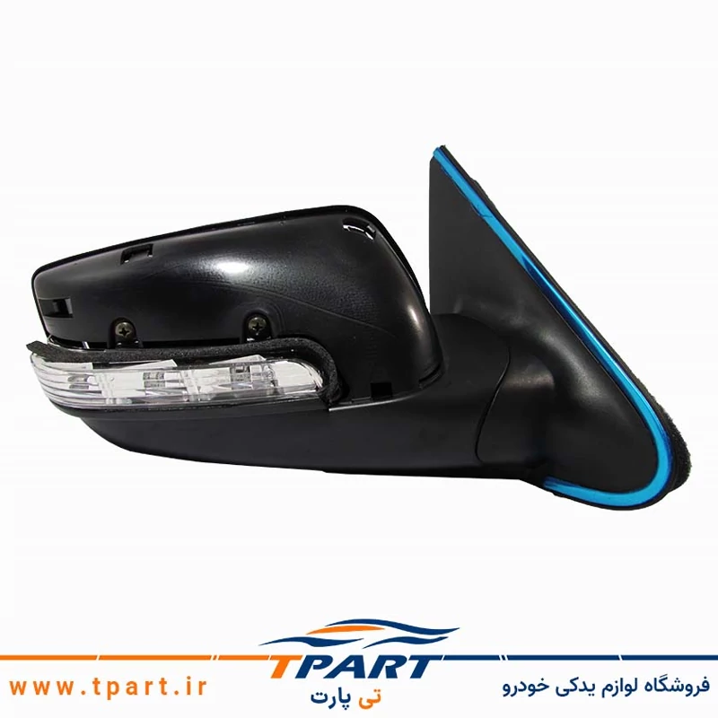 آینه بغل پژو پارس راهنما دار تنظیم برقی تاشو دستی سمت شاگرد کروز پلاس