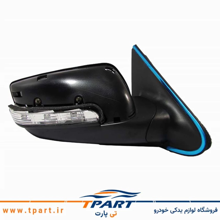 آینه بغل پژو پارس راهنما دار تنظیم برقی تاشو دستی سمت شاگرد کروز پلاس