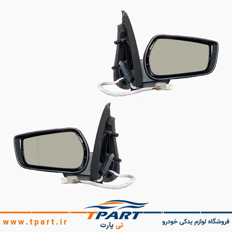 جفت آینه پارس تاشو برقی برازش هیتر و سنسوردار