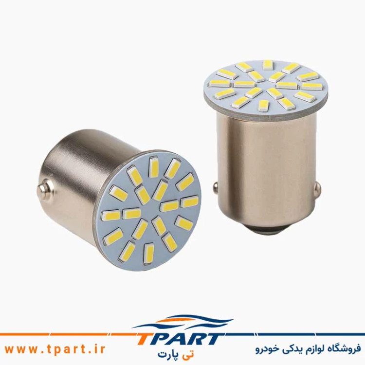 جفت لامپ فندقی 22 led چراغ خطر عقب خودرو تک کنتاکت