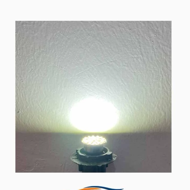 لامپ فندقی چراغ خطر عقب خودرو تک کنتاکت LED 22 تایی بسته 2 عددی