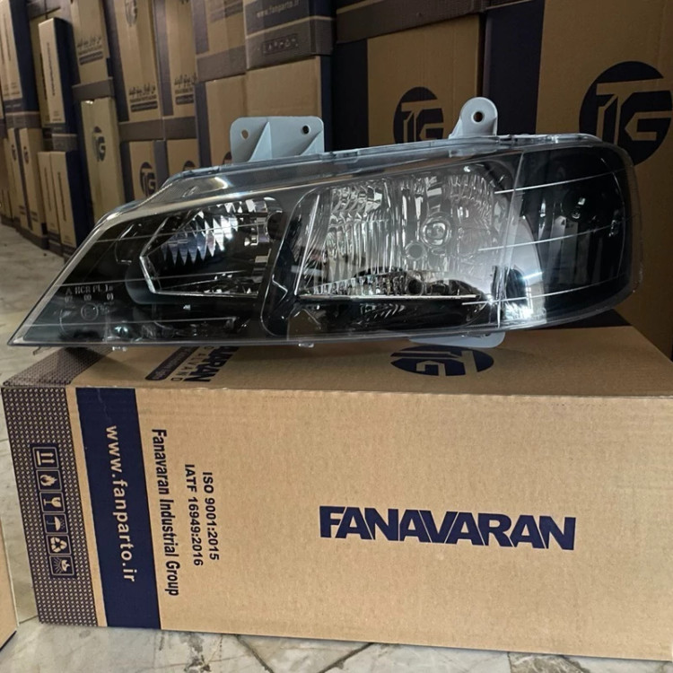چراغ جلو دودی اسپرت پژو پارس (پرشیا) فن آوران (جفت)