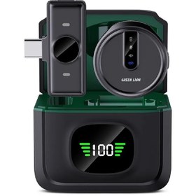 میکروفون یقه‌ ای تک کاربره بی سیم گرین لاین مدل Green Lion Wireless Microphone GM-88X