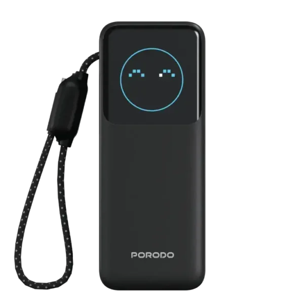 پاوربانک پورو‌دو Polo II ظرفیت 20000 میلی‌آمپرساعت با کابل USB-C داخلی PDPBFCH0101BK