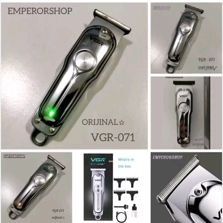 ماشین اصلاح موی سر و صورت وی جی ار مدل V-071 اصل پلمپ شرکتی