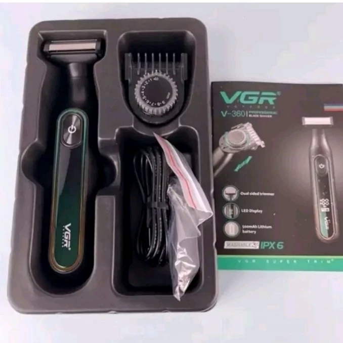 بادی گروم ژیلت برقی وی جی ار 360 ضد آب
