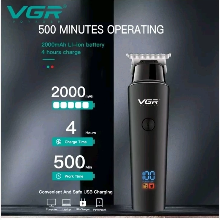 ماشین اصلاح خط زن و صفر زن V-937 وی جی ار (گارانتی دار)(اصلی )