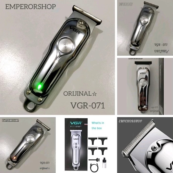 ماشین اصلاح سر و صورت VGR-071 اصلی ریش تراش خط زن و سایه زن وی جی ارvgr071 اصل
