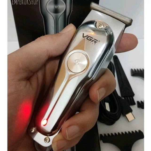 ماشین اصلاح سر و صورت VGR-071 اصلی ریش تراش خط زن و سایه زن وی جی ارvgr071 اصل