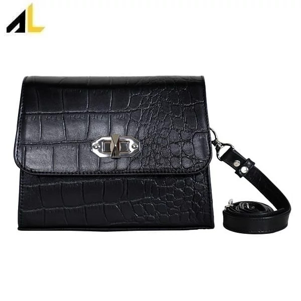 کیف دوشی چرم طبیعی کد ALZ136 - خرید مستقیم از تولیدی