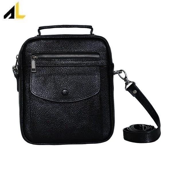 کیف دوشی چرم طبیعی کد ALM190 - خرید مستقیم از تولیدی