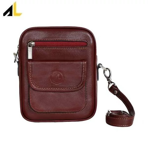 کیف دوشی چرم طبیعی کد ALM148 - خرید مستقیم از تولیدی