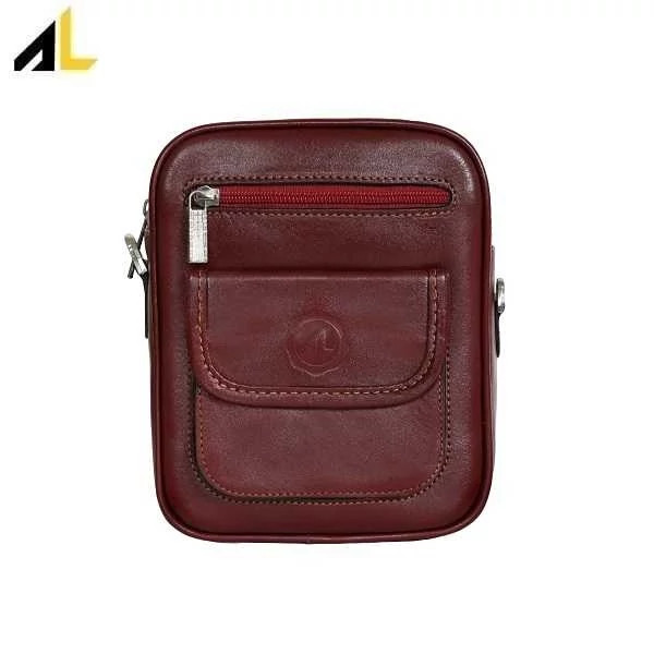 کیف دوشی چرم طبیعی کد ALM148 - خرید مستقیم از تولیدی