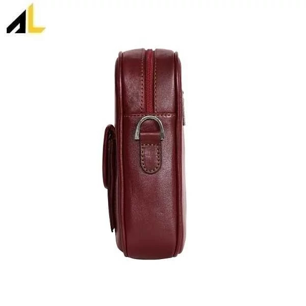 کیف دوشی چرم طبیعی کد ALM148 - خرید مستقیم از تولیدی