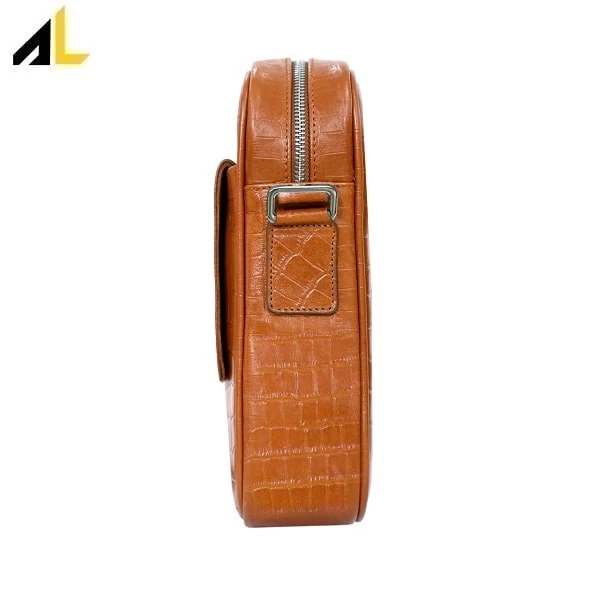 کیف دوشی چرم طبیعی کد ALM201 - خرید مستقیم از تولیدی