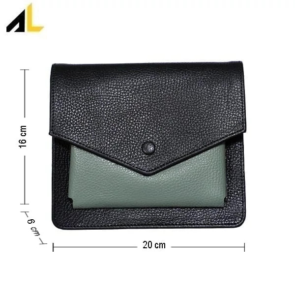 کیف دوشی چرم طبیعی کد ALZ163 - خرید مستقیم از تولیدی