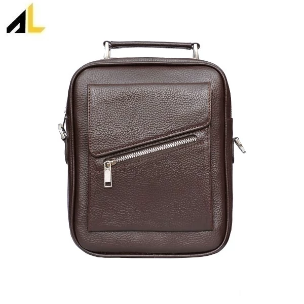 کیف دوشی چرم طبیعی کد ALM198 - خرید مستقیم از تولیدی