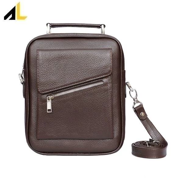 کیف دوشی چرم طبیعی کد ALM198 - خرید مستقیم از تولیدی