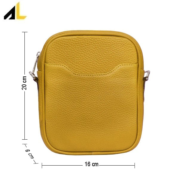 کیف دوشی چرم طبیعی کد ALZ157 - خرید مستقیم از تولیدی