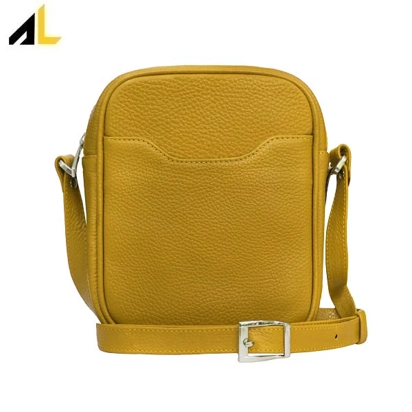 کیف دوشی چرم طبیعی کد ALZ157 - خرید مستقیم از تولیدی
