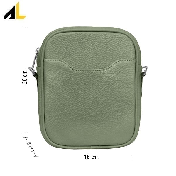 کیف دوشی چرم طبیعی کد ALZ156 - خرید مستقیم از تولیدی