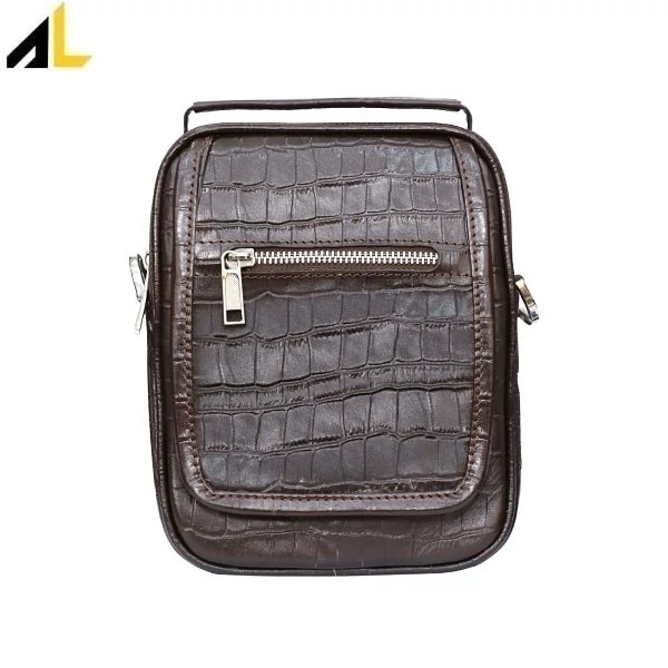 کیف دوشی چرم طبیعی کد ALM192 - خرید مستقیم از تولیدی