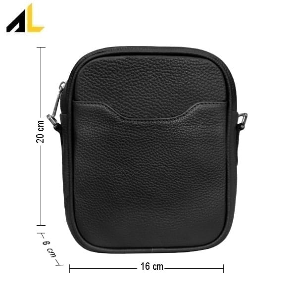 کیف دوشی چرم طبیعی کد ALZ155 - خرید مستقیم از تولیدی