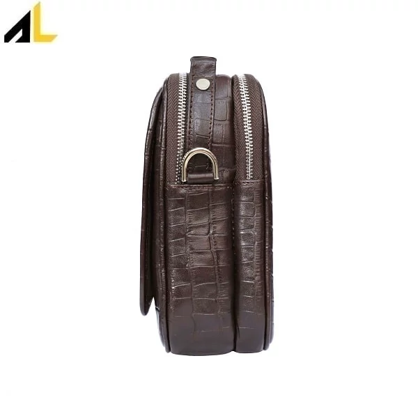 کیف دوشی چرم طبیعی کد ALM192 - خرید مستقیم از تولیدی