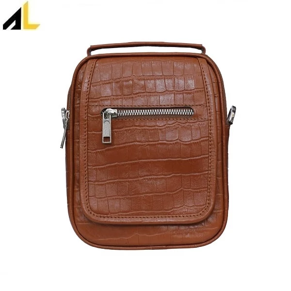 کیف دوشی چرم طبیعی کد ALM191 - خرید مستقیم از تولیدی