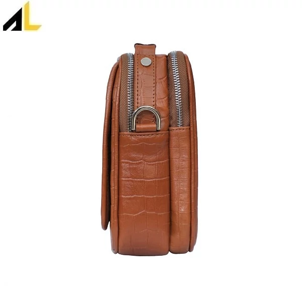 کیف دوشی چرم طبیعی کد ALM191 - خرید مستقیم از تولیدی