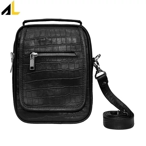 کیف دوشی چرم طبیعی کد ALM202 - خرید مستقیم از تولیدی