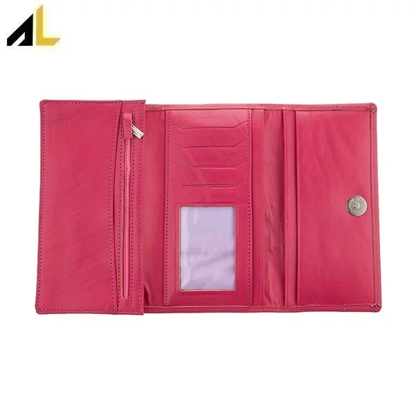 کیف پول چرم طبیعی کد ALZ153 - خرید مستقیم از تولیدی