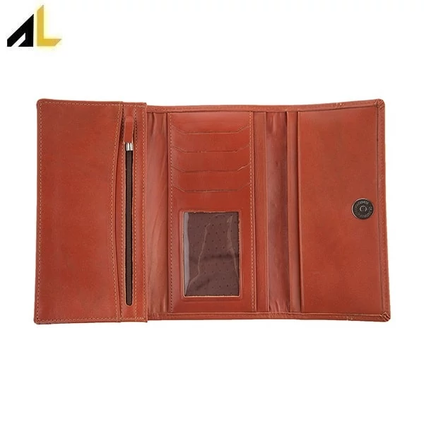 کیف پول چرم طبیعی کد ALZ152 - خرید مستقیم از تولیدی