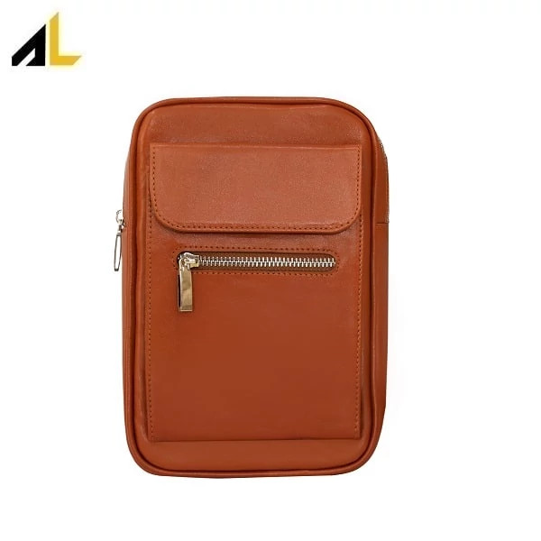 کیف دوشی چرم طبیعی کد ALM168 - خرید مستقیم از تولیدی