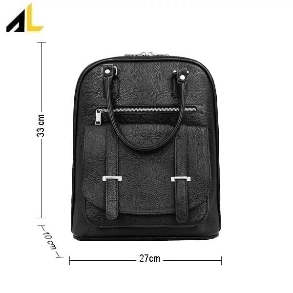 کوله پشتی چرم طبیعی کد ALZ147 - خرید مستقیم از تولیدی