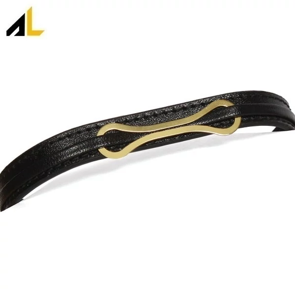 دستبند چرم طبیعی کد ALD006 - خرید مستقیم از تولیدی
