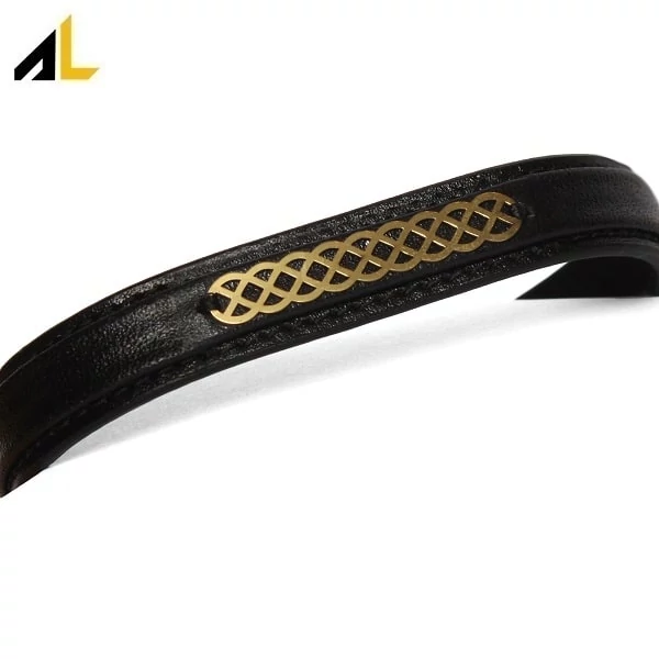 دستبند چرم طبیعی کد ALD004 - خرید مستقیم از تولیدی